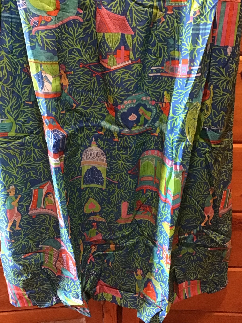 Gretchen Scott Designs Blue Multicolor Printed Maxi Dress - Picture 5 of 7